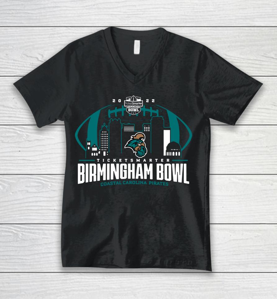 Football Birmingham Bowl 2022 Coastal Carolina Unisex V-Neck T-Shirt