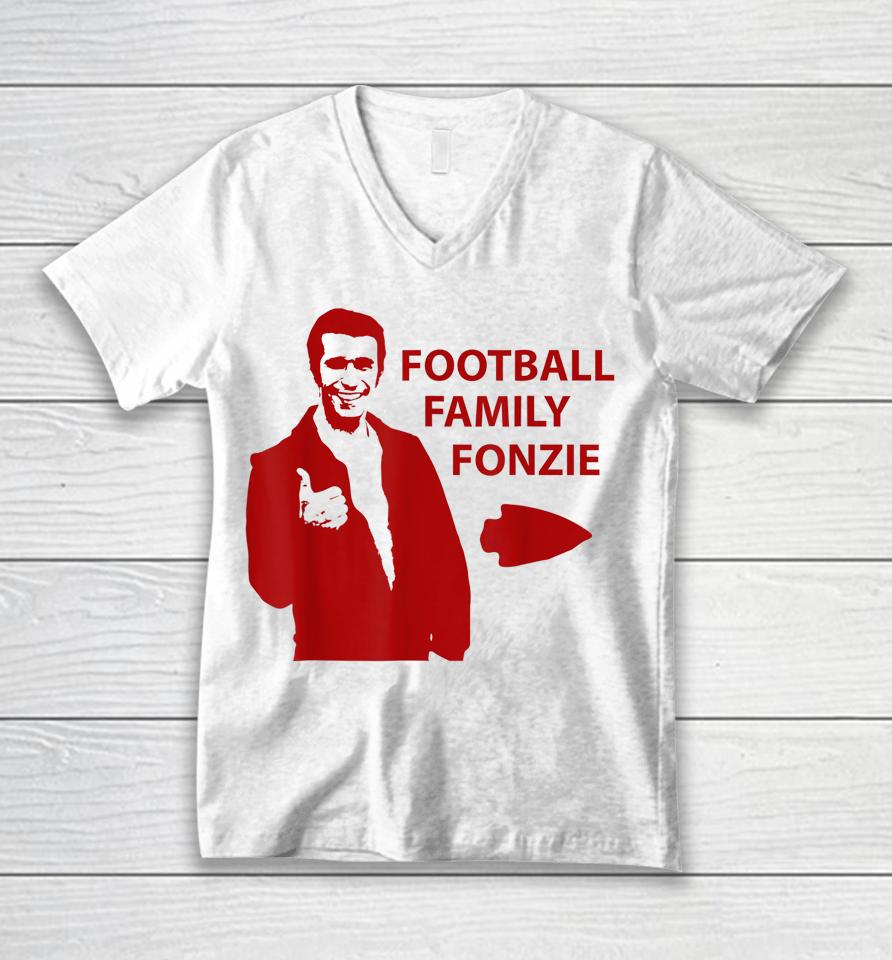 Football Family Fonzie Unisex V-Neck T-Shirt