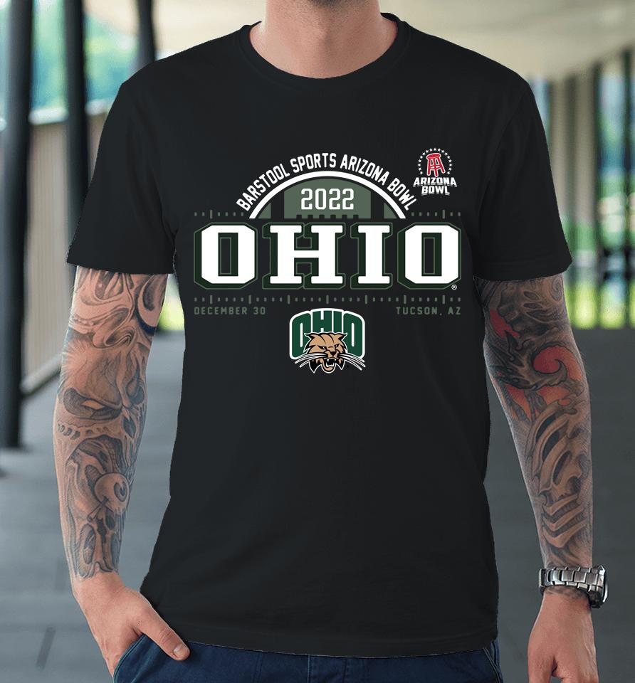 Football Men's 2022 Ohio Bobcats Arizona Bowl Bound Premium T-Shirt