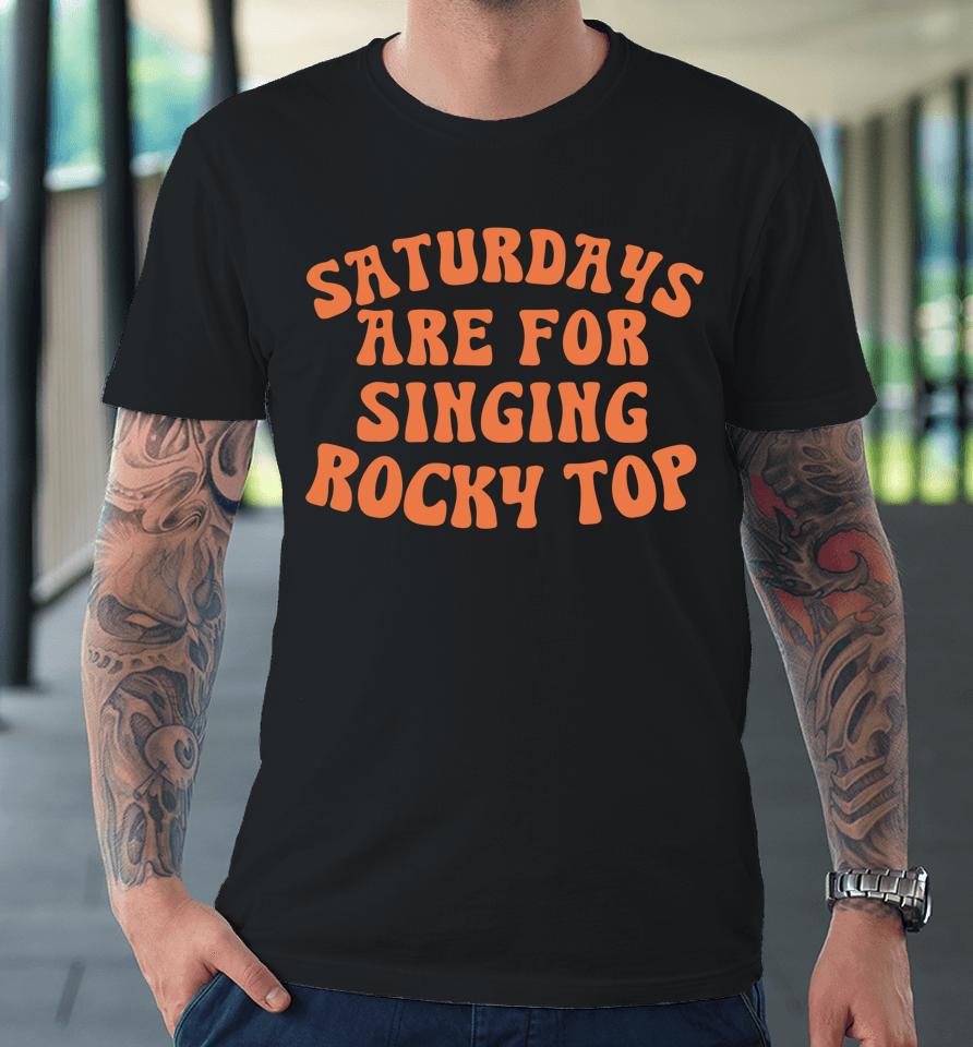 Football Season Shirt Saturdays Are For Premium T-Shirt