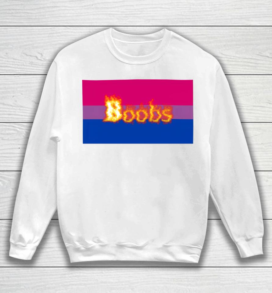 For Bisexuals Boobs Sweatshirt