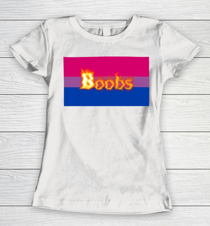For Bisexuals Boobs Women T-Shirt