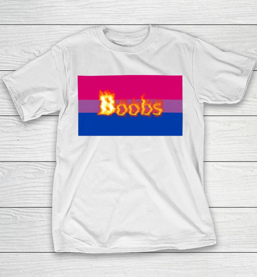 For Bisexuals Boobs Youth T-Shirt