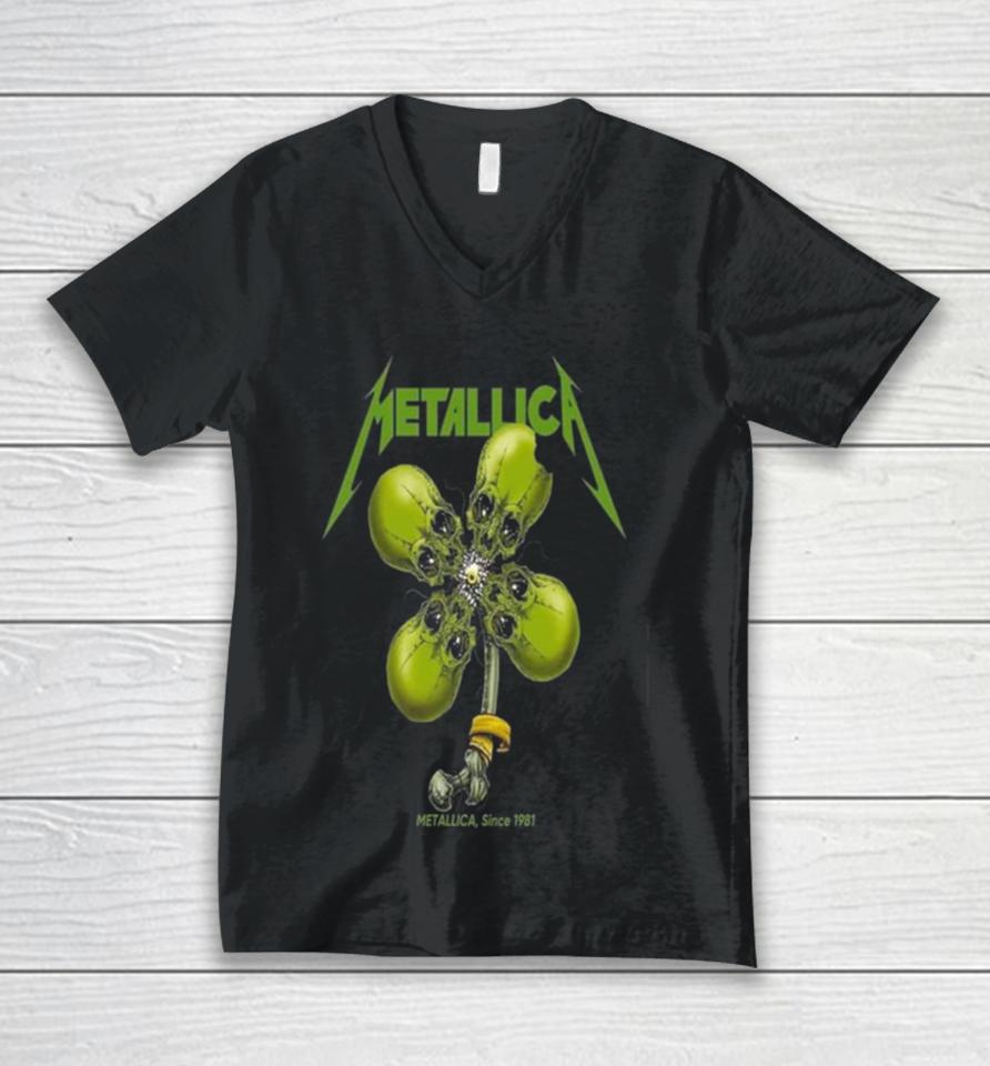 For Metallica Since 1981 Happy St Patrick’s Day Feliz Dia De San Patricio Since Unisex V-Neck T-Shirt