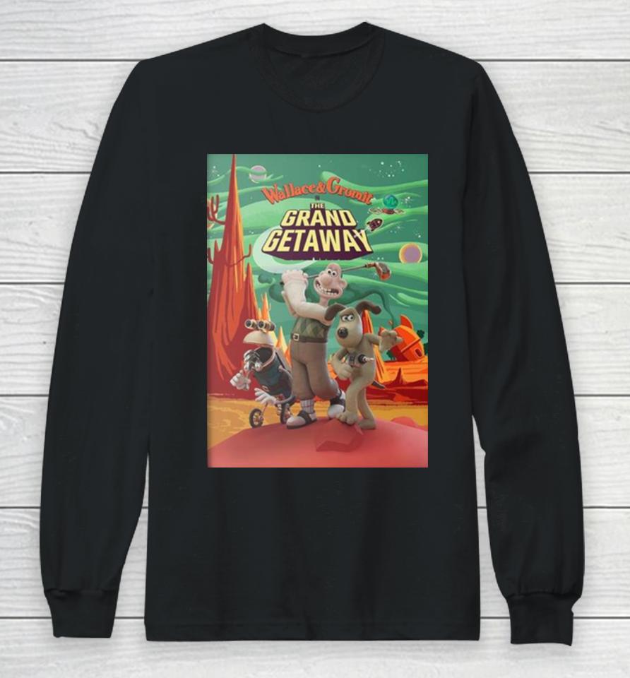 For Wallace &Amp; Gromit The Grand Getaway Long Sleeve T-Shirt