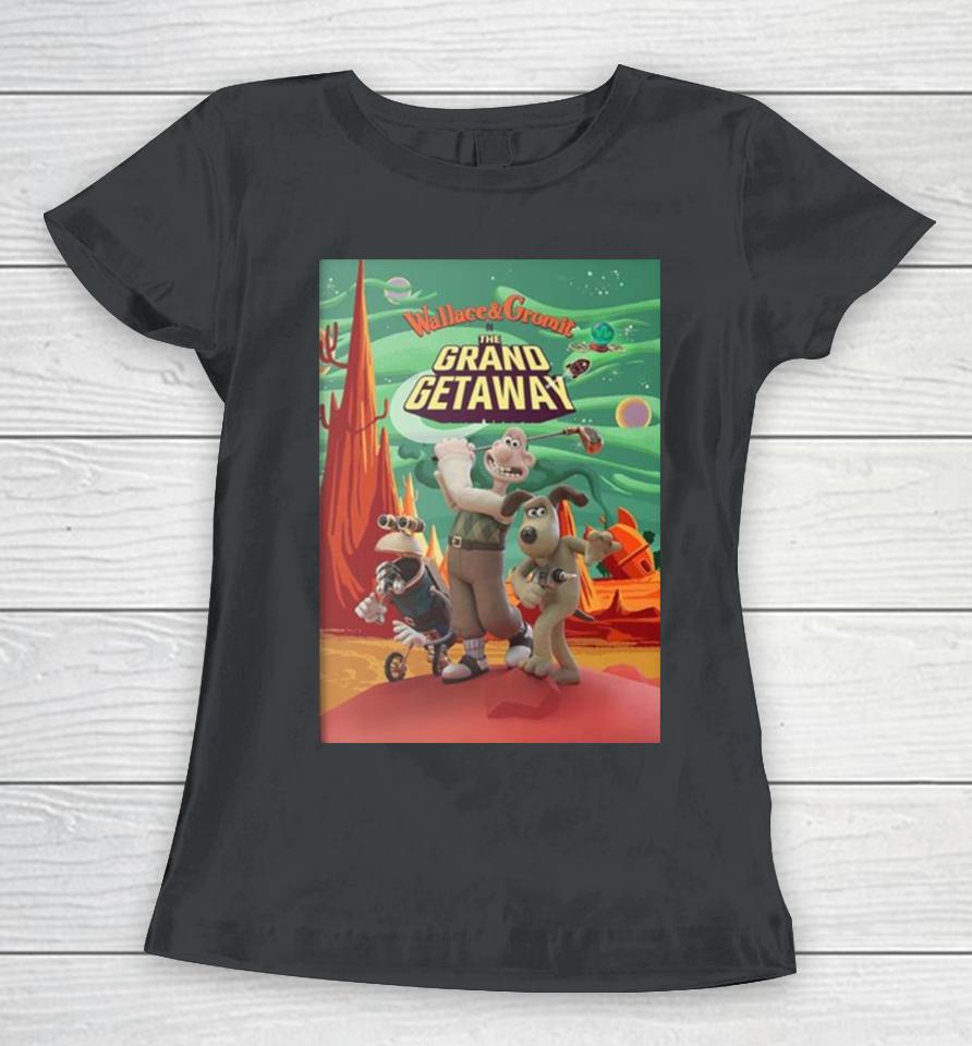 For Wallace &Amp; Gromit The Grand Getaway Women T-Shirt