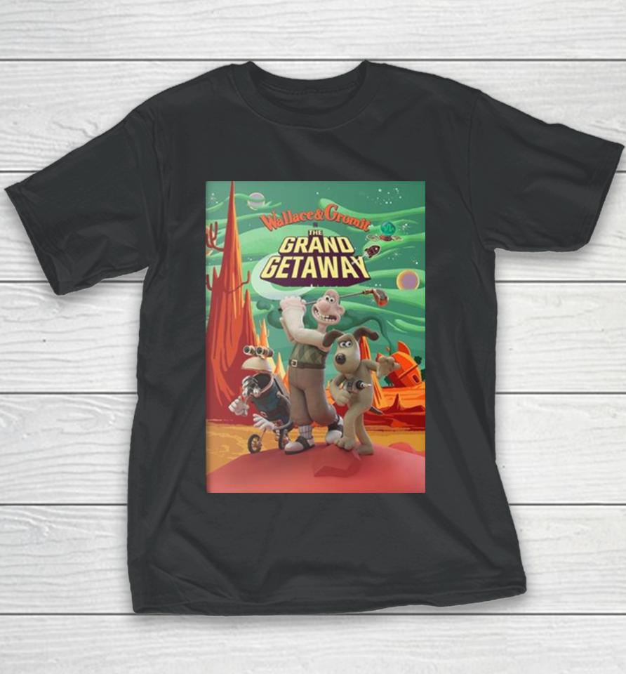 For Wallace &Amp; Gromit The Grand Getaway Youth T-Shirt