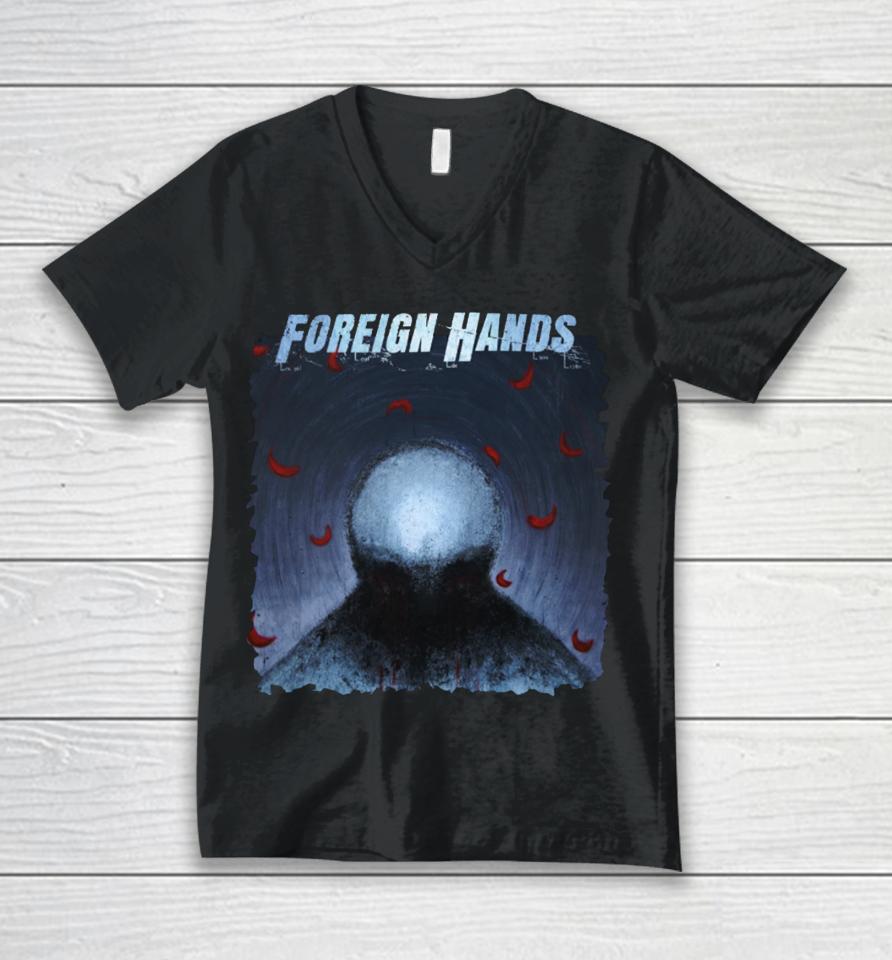Foreign Hands What's Left Unsaid Unisex V-Neck T-Shirt