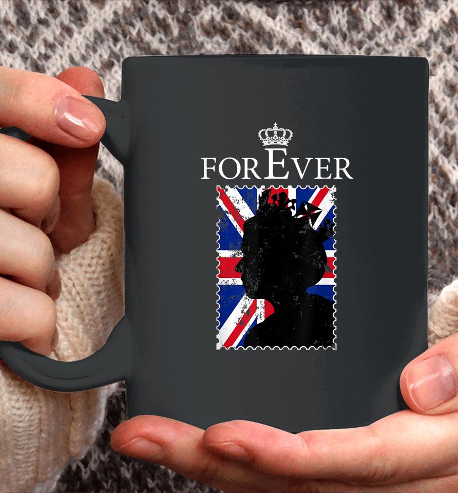 Forever Elizabet Ii Legend Queen British Crown England Coffee Mug