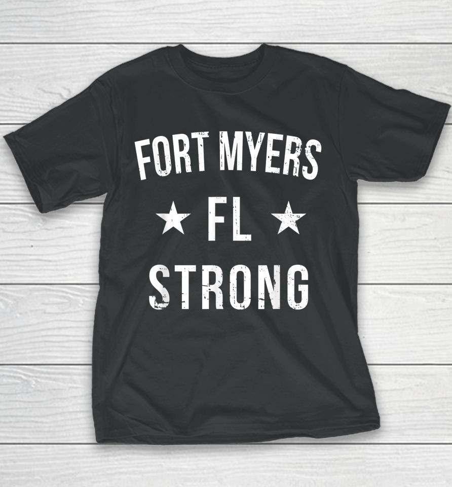 Fort Myers Florida Strong Community Strength Prayer Support Youth T-Shirt