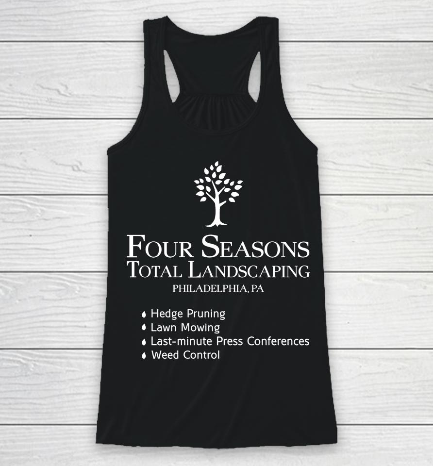 Four Seasons Total Landscaping Philadelphia Pa Captanne Pray Or Prey Racerback Tank