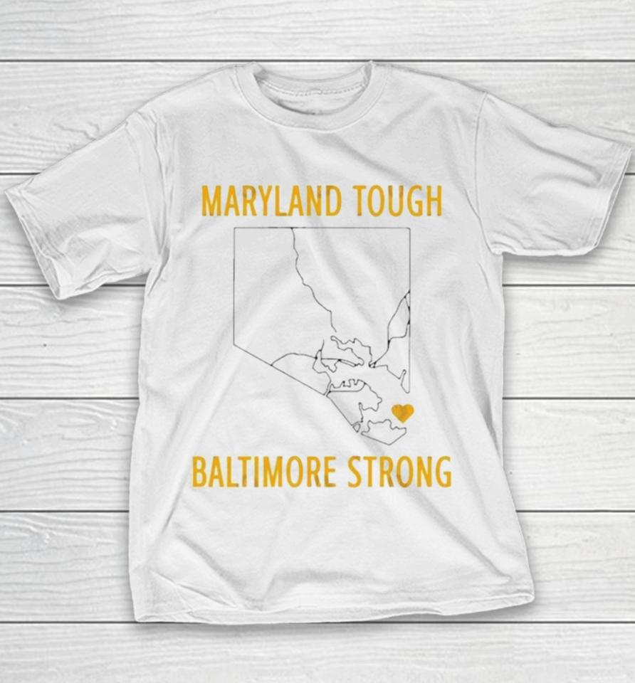 Francis Scott Key Maryland Tough Baltimore Strong Youth T-Shirt
