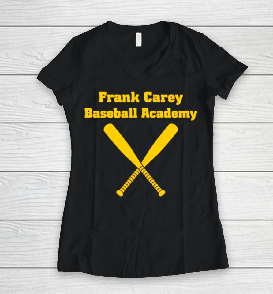 Frank Carey Baseball Academy Women V-Neck T-Shirt