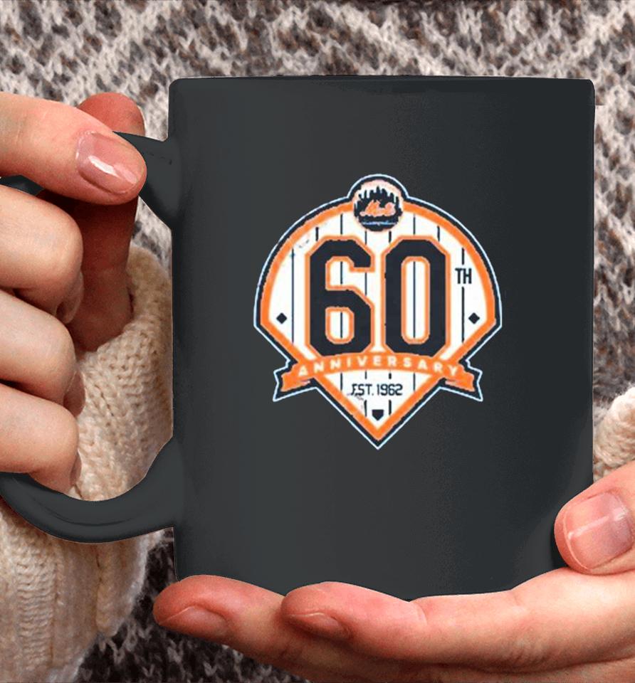 Frank Fleming Wearing New York Mets 60 Years Aniversary Coffee Mug