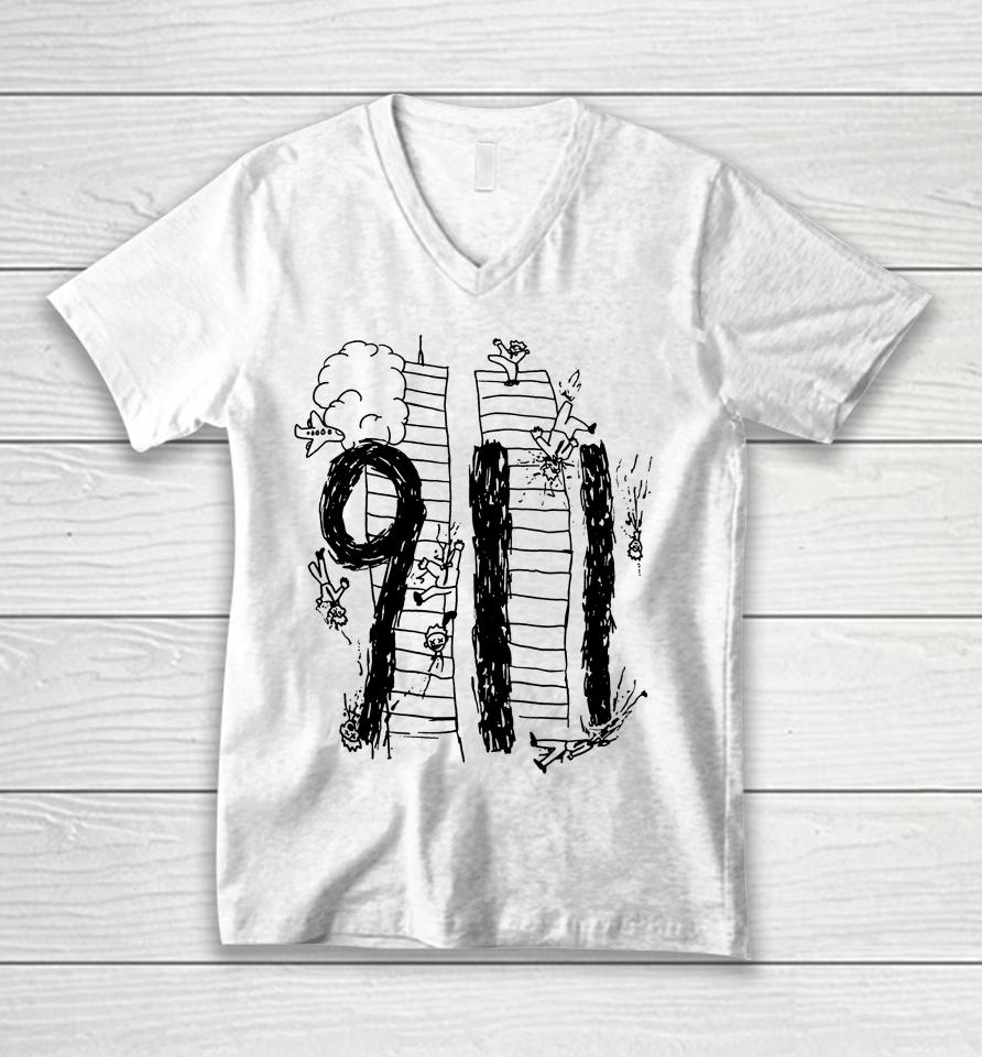 Frank Hassle 911 Unisex V-Neck T-Shirt
