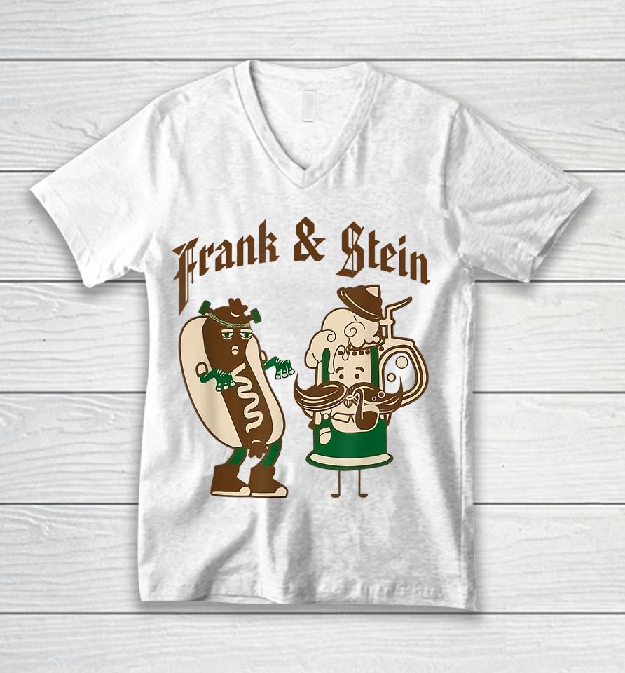 Frank &Amp; Stein Oktoberfest Beer Festival Unisex V-Neck T-Shirt