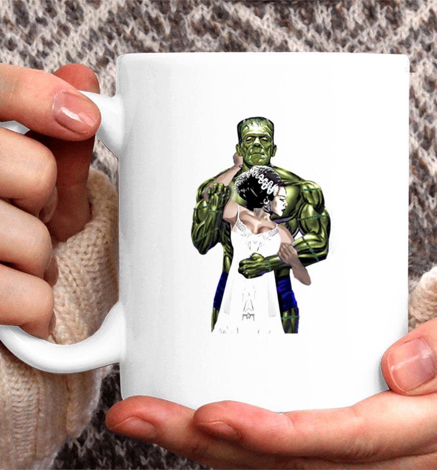 Frankenstein And Bride Love Husband And Wife Valentine Coffee Mug