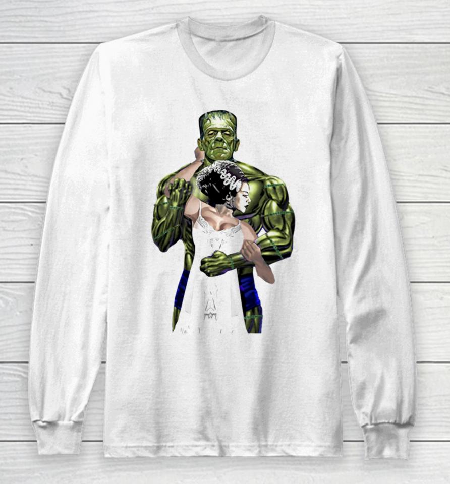 Frankenstein And Bride Love Husband And Wife Valentine Long Sleeve T-Shirt