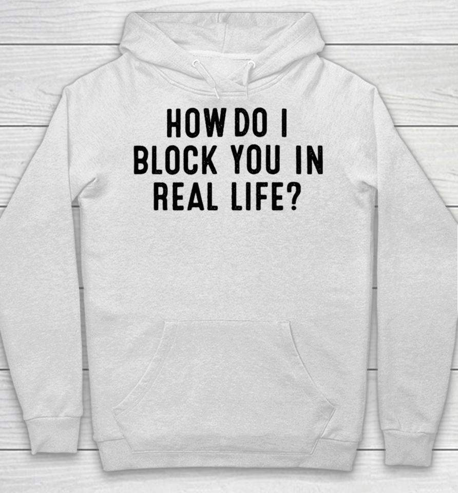 Fred Taylor Wearing How Do I Block You In Real File Hoodie