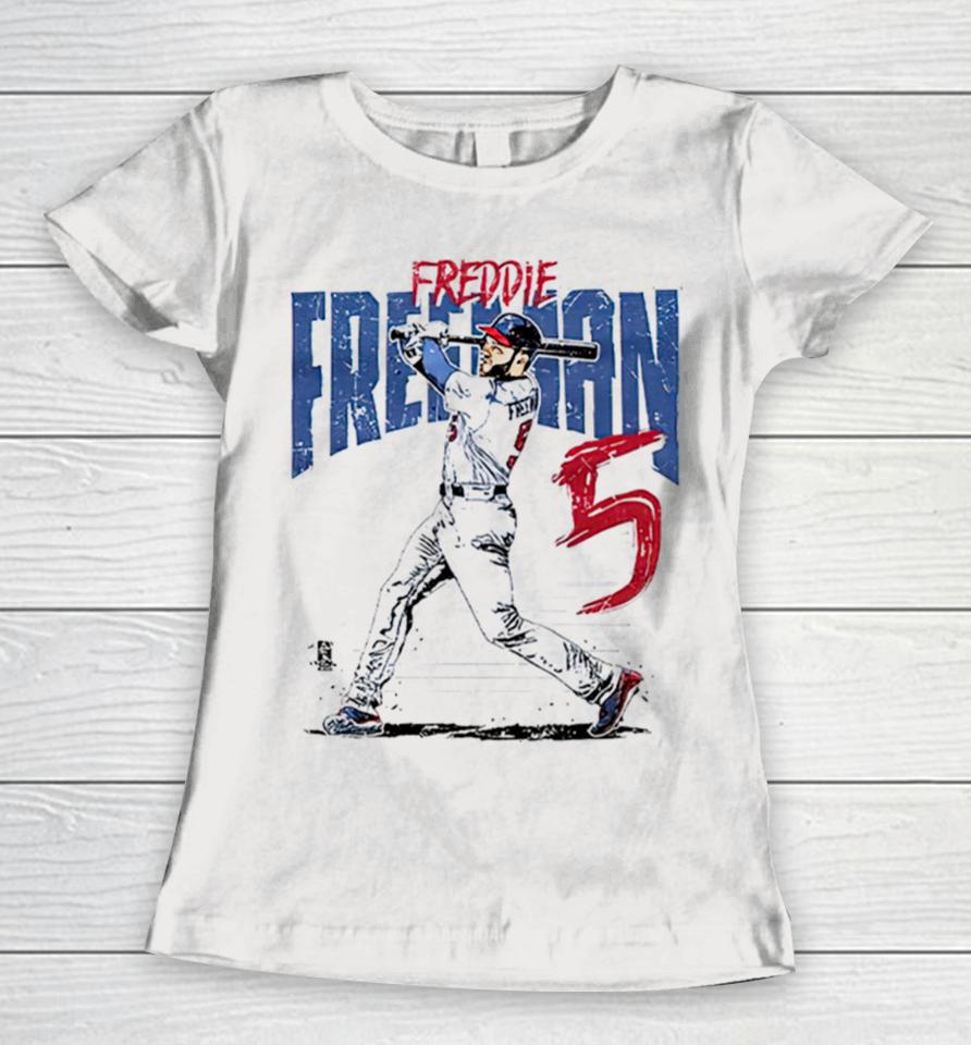Freddie Freeman Atlanta Baseball Women T-Shirt