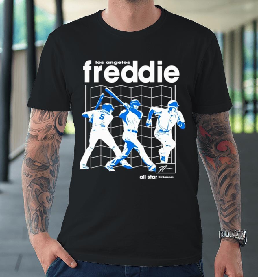 Freddie Freeman Schematics Los Angeles Dodgers All Star Premium T-Shirt
