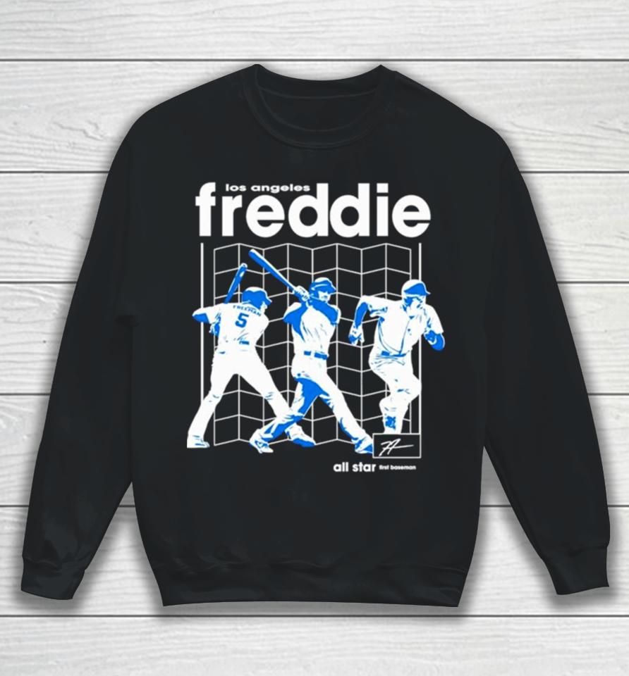 Freddie Freeman Schematics Los Angeles Dodgers All Star Sweatshirt