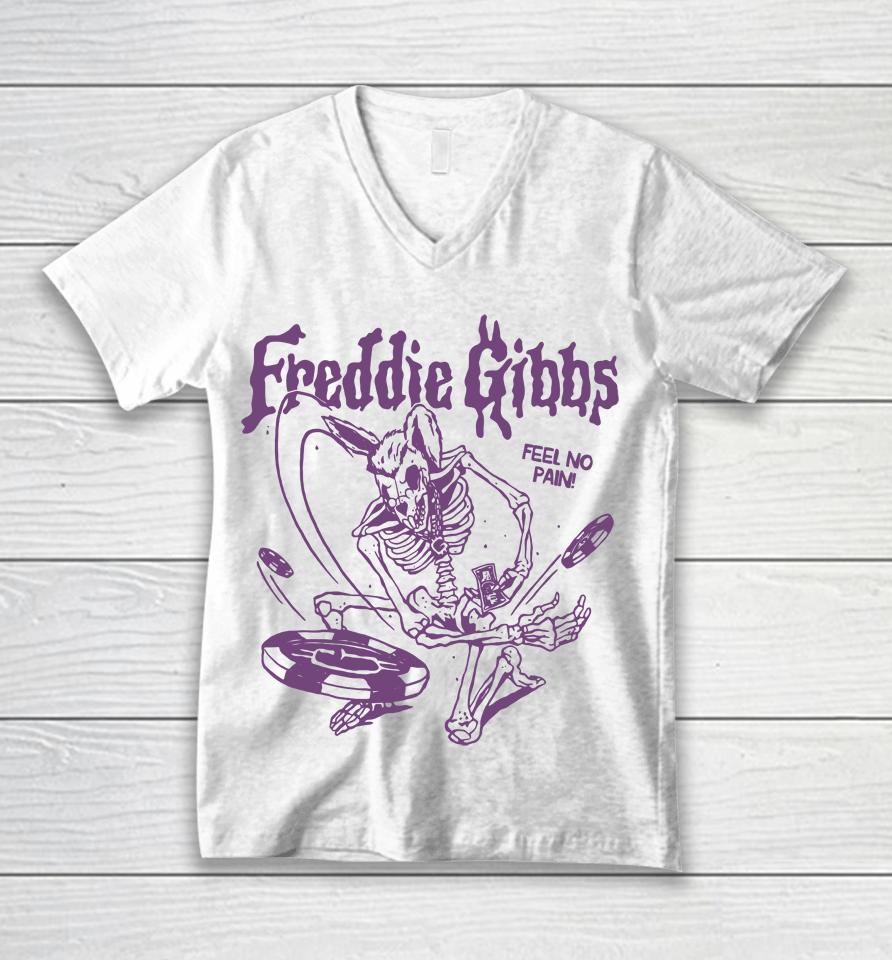 Freddie Gibbs Feel No Pain Unisex V-Neck T-Shirt