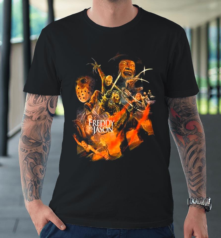Freddy Vs Jason Halloween 2023 Premium T-Shirt