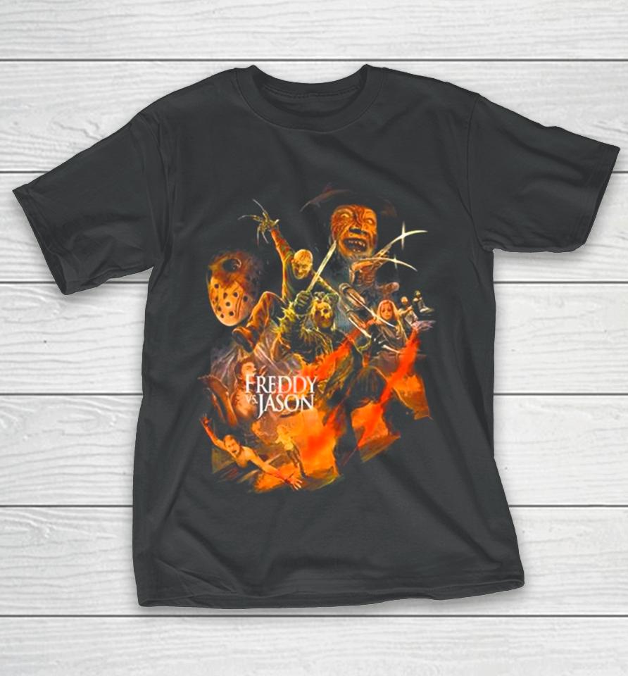 Freddy Vs Jason Halloween 2023 T-Shirt