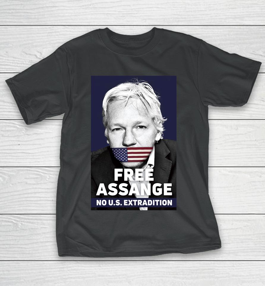 Free Assange No Us Extradition T-Shirt