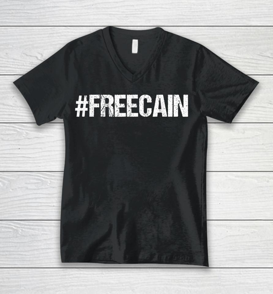 Free Cain Velasquez #Freecain Unisex V-Neck T-Shirt