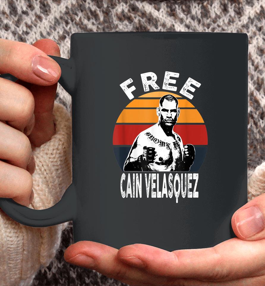 Free Cain Velasquez Retro Vintage Coffee Mug