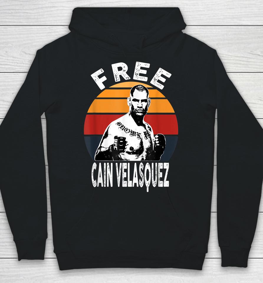 Free Cain Velasquez Retro Vintage Hoodie