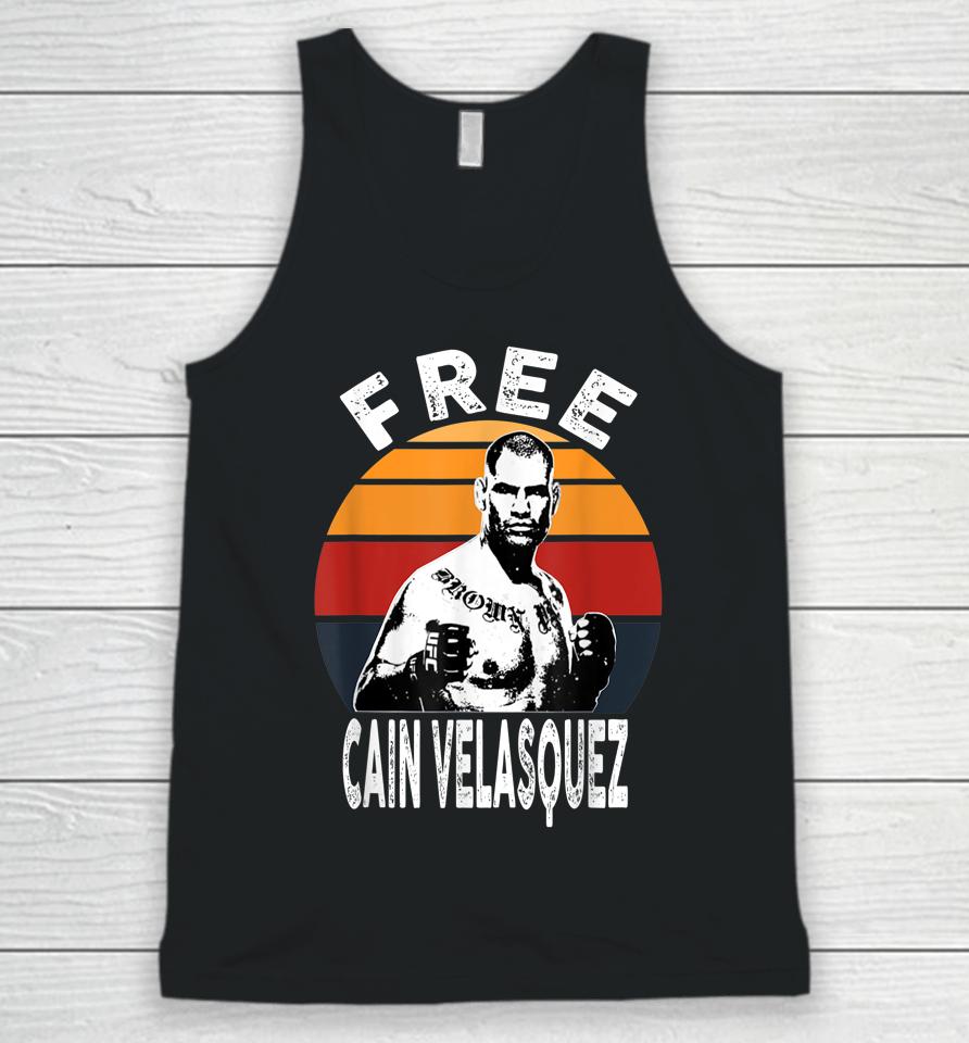 Free Cain Velasquez Retro Vintage Unisex Tank Top