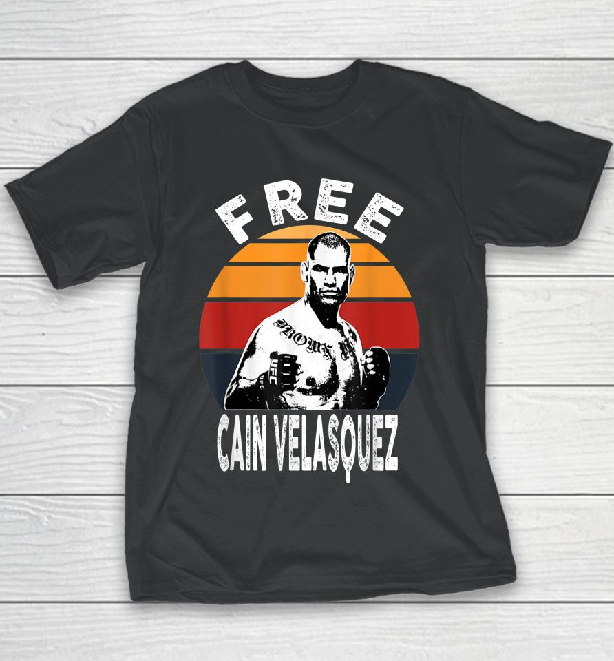 Free Cain Velasquez Retro Vintage Youth T-Shirt