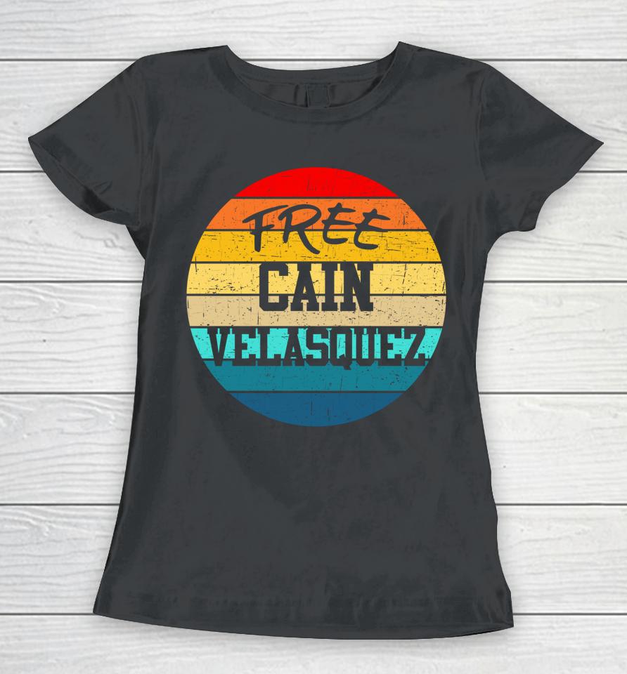 Free Cain Velasquez Vintage Retro Women T-Shirt