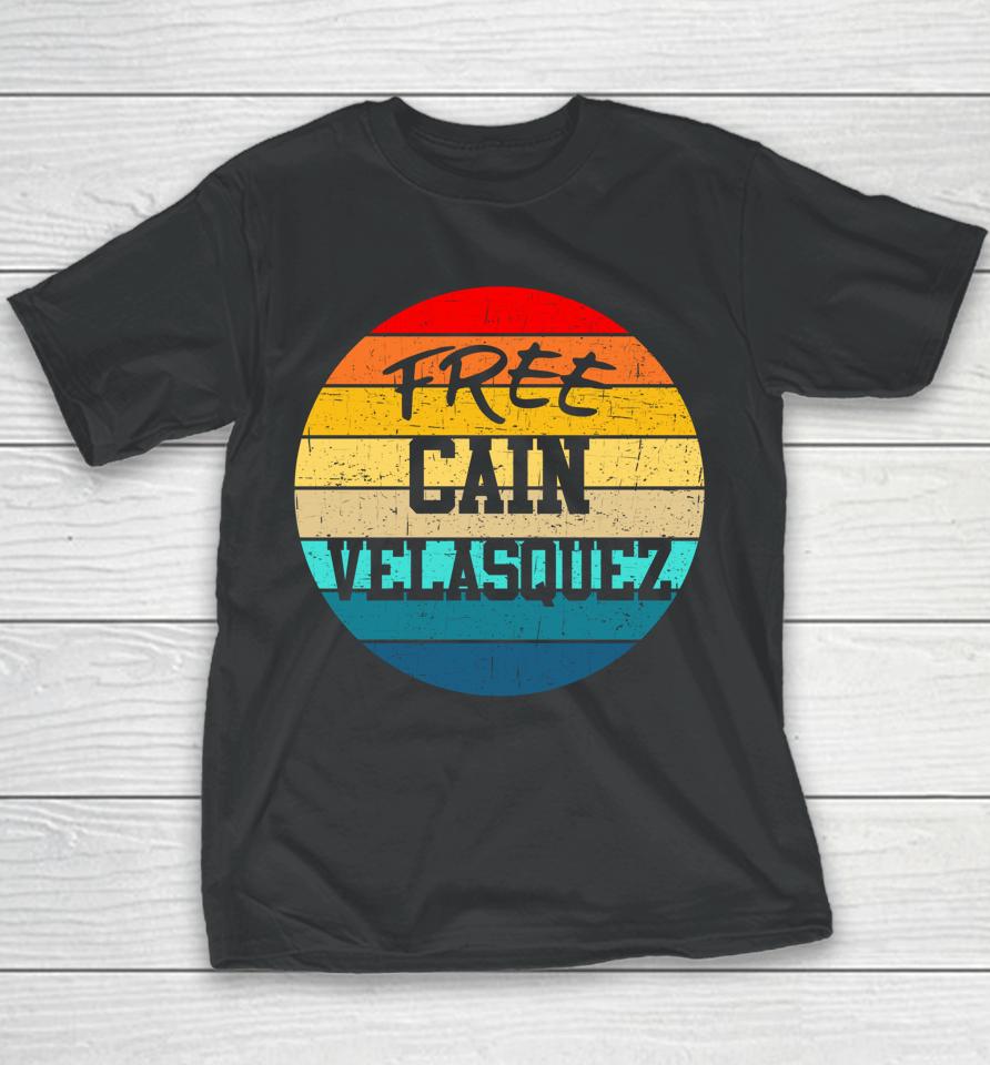 Free Cain Velasquez Vintage Retro Youth T-Shirt