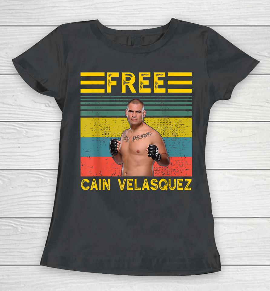Free Cain Velasquez Vintage Women T-Shirt