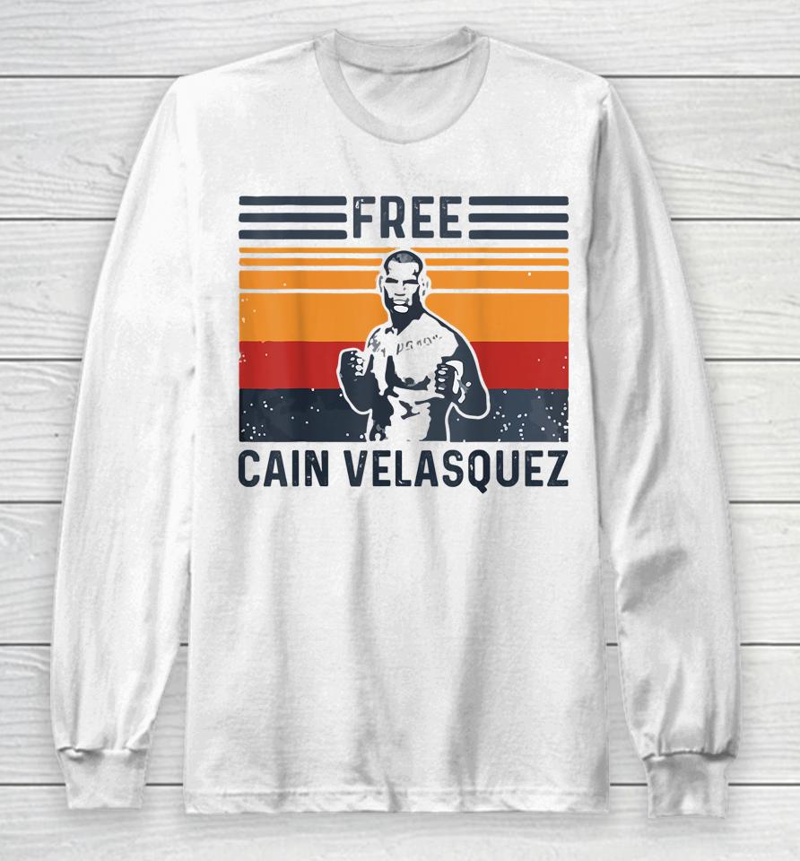 Free Cain Velasquez Vintage Long Sleeve T-Shirt