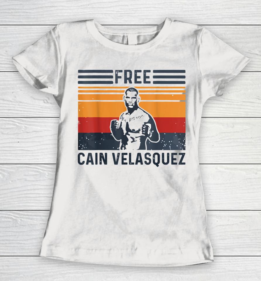 Free Cain Velasquez Vintage Women T-Shirt