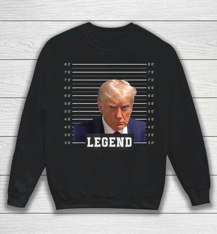 Free Donald Trump Mug Shot Republican President Maga 2024 Sweatshirt