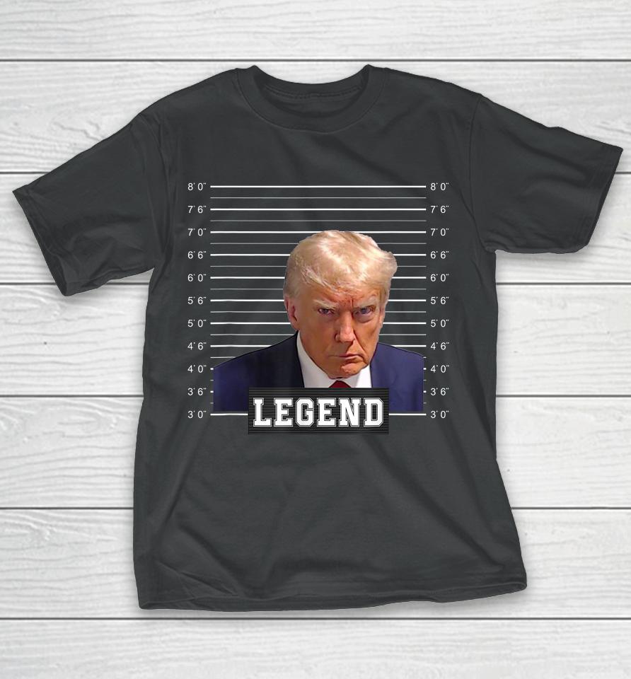 Free Donald Trump Mug Shot Republican President Maga 2024 T-Shirt