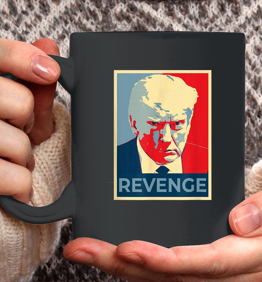 Free Donald Trump Mug Shot Republican Revenge Maga 2024 Coffee Mug