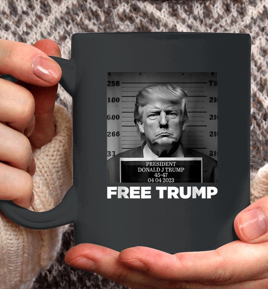 Free Donald Trump Mug Shot Coffee Mug