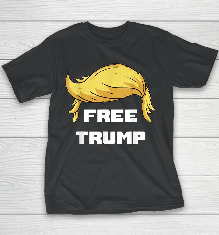 Free Donald Trump Republican Support Youth T-Shirt