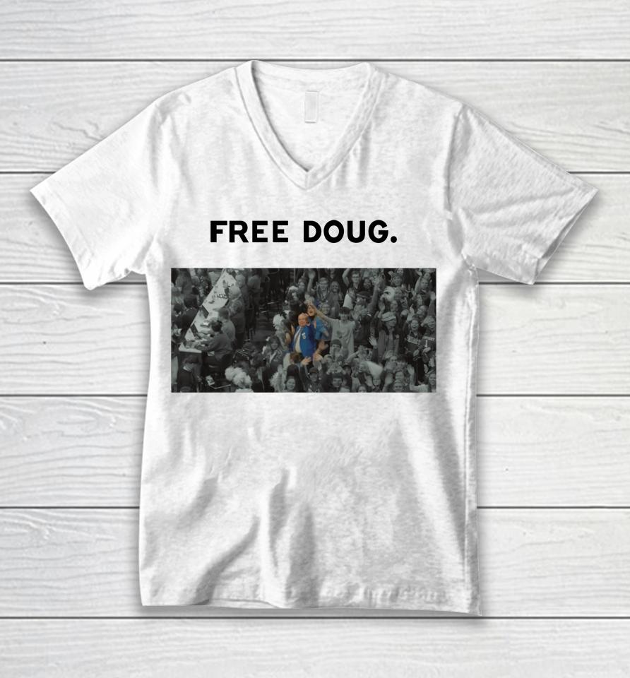 Free Doug Unisex V-Neck T-Shirt