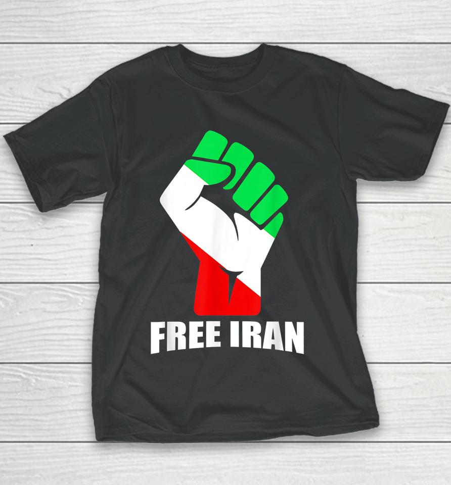 Free Iran Stand With The Women Of Iran Youth T-Shirt