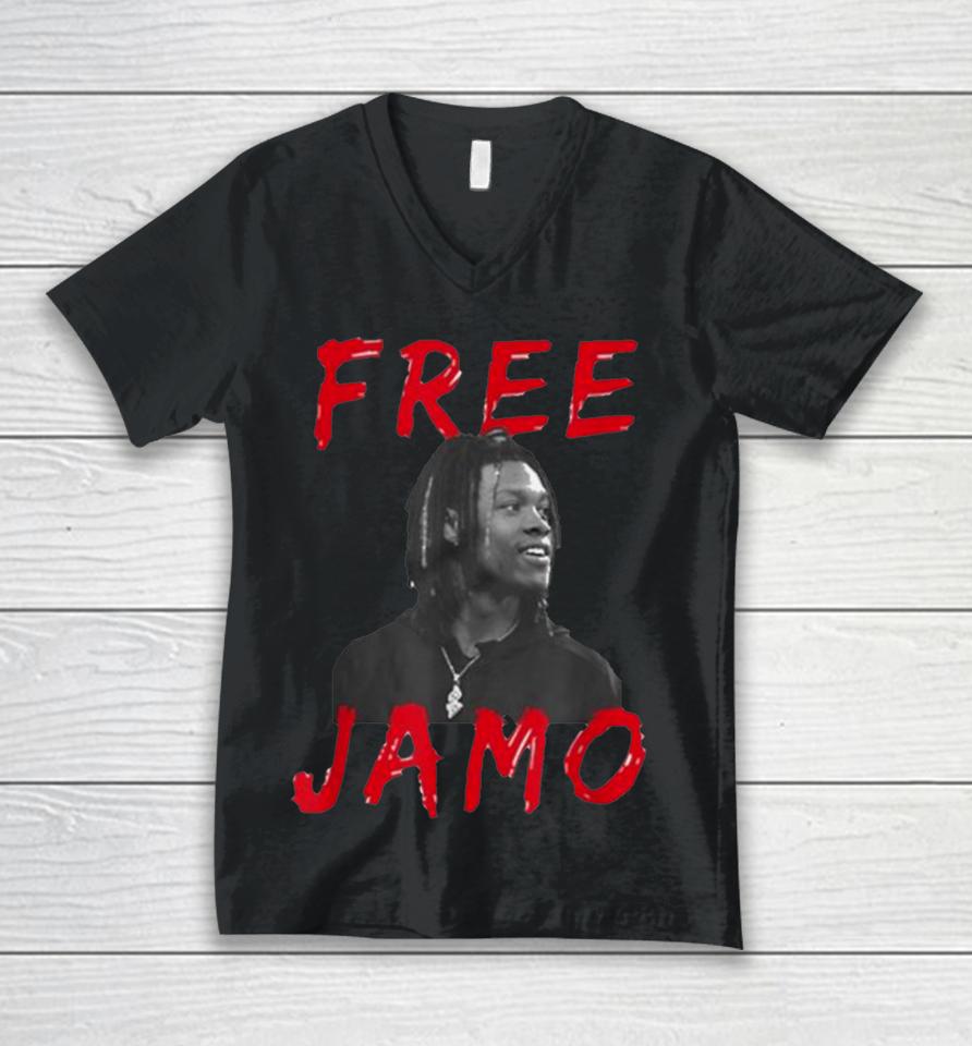 Free Jamo Unisex V-Neck T-Shirt