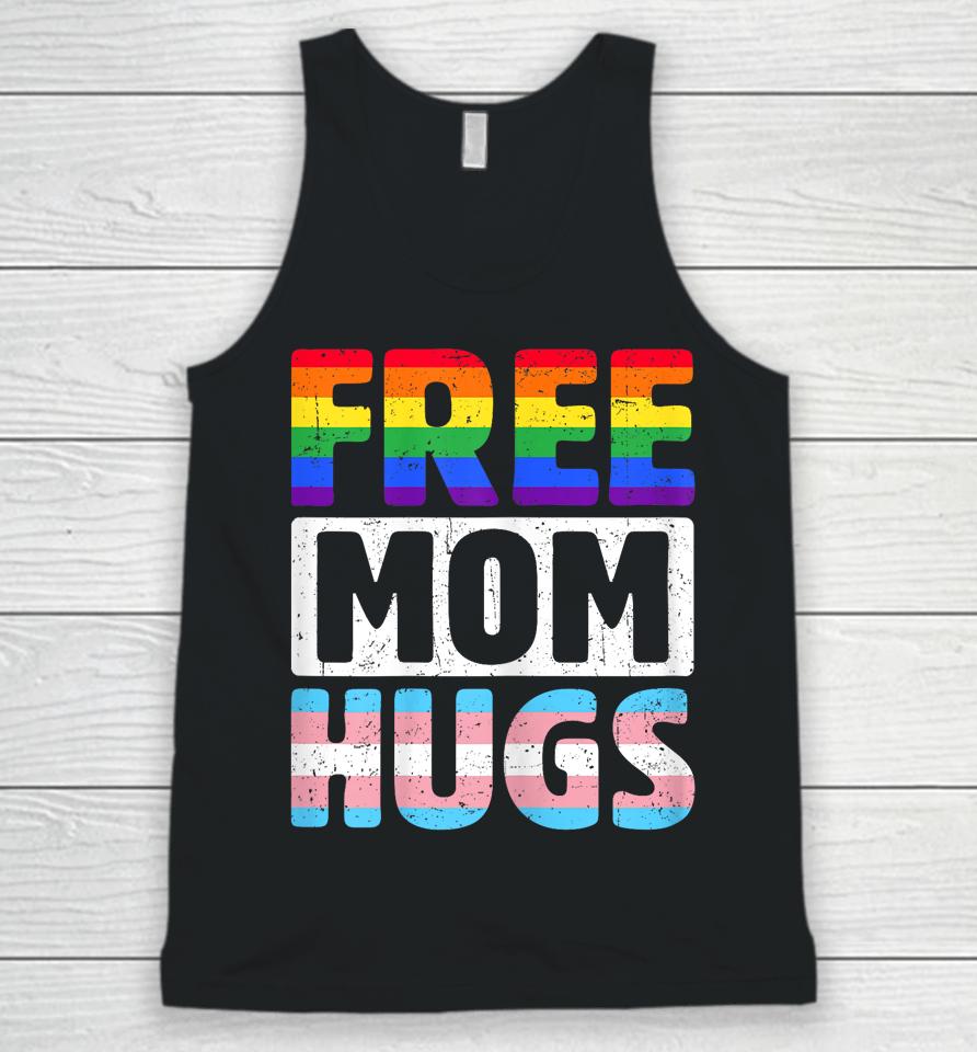 Free Mom Hugs - Lgbtq Gay Pride Month - Proud Ally Mom Unisex Tank Top