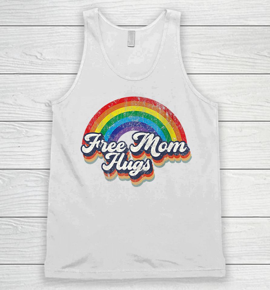 Free Mom Hugs Rainbow Heart Lgbt Flag Lgbt Pride Month Unisex Tank Top